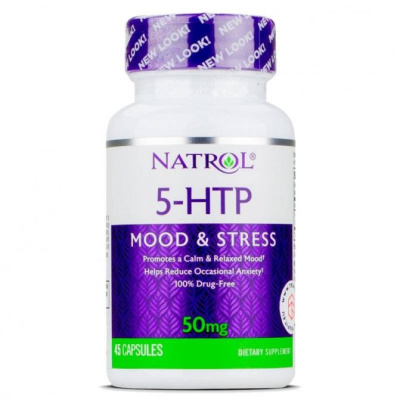 Natrol 5-HTP 50 мг 45 капсул