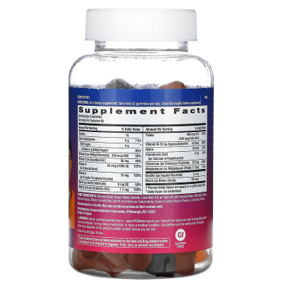 GNC Milestones Teen Gummy Multivitamin (мультивитамины для подростков 12–17 лет) ассорти из натуральных фруктов 120 жевательных конфет