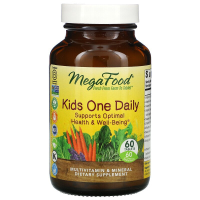 MegaFood Kids One Daily (витамины для детей) 60 таблеток