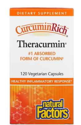 Natural Factors CurcuminRich Theracurmin (теракурмин) 120 вег капсул