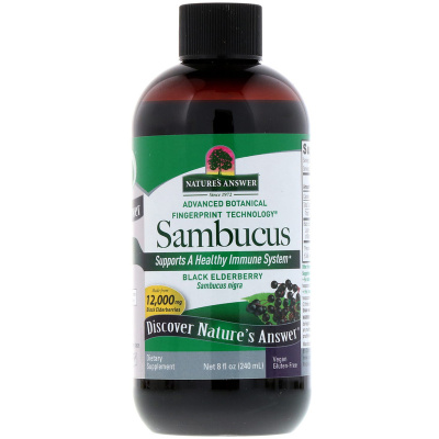 Nature's Answer Sambucus (Сироп из черной бузины) 12 000 мг 240 мл