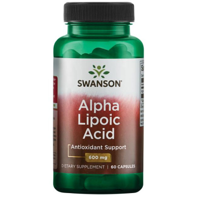 Swanson Alpha Lipoic Acid (Альфа-липоевая кислота) 600 мг 60 капсул