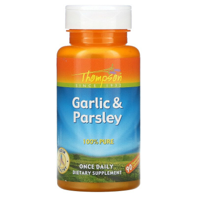 Thompson Garlic & Parsley (Чеснок и Петрушка) 90 капсул