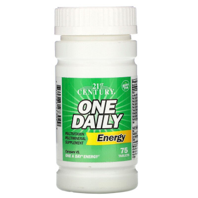 21st Century One Daily Energy (энергетическая добавка) 75 таблеток