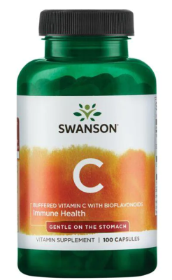 Swanson Buffered Vitamin C with Bioflavonoids (Буферизованный витамин С с биофлавоноидами) 500 мг 100 капсул