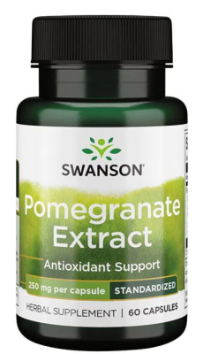 Swanson Pomegranate Extract (экстракт граната - стандартизированный) 250 мг 60 капсул, срок годности 07/2024