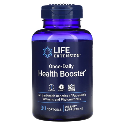 Life Extension Once-Daily Health Booster (Поддержка Здоровья) 30 капсул, срок годности 11/2024