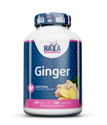 Haya Labs Ginger (Имбирь) 250 мг 120 капсул, 04/24