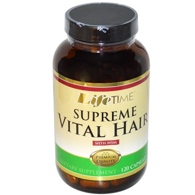 LifeTime Vitamins Supreme Vital Hair MSM (Витамины для волос и МСМ) 120 капсул
