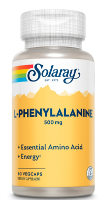 Solaray L-Phenylalanine Free Form (L-фенилаланин) 500 мг 60 капсул