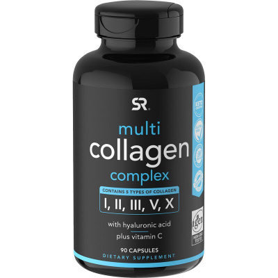 Sports Research Multi Collagen Complex (Комплекс с коллагеном нескольких типов) 90 капсул
