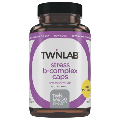 Twinlab Stress B-Complex Caps 100 капсул
