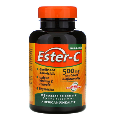 American Health Ester-C with Citrus Bioflavonoids (Витамин С) 500 мг 225 таблеток