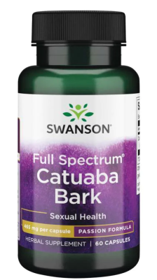 Swanson Full Spectrum Catuaba Bark (Полный спектр коры катуабы) 465 мг 60 капсул