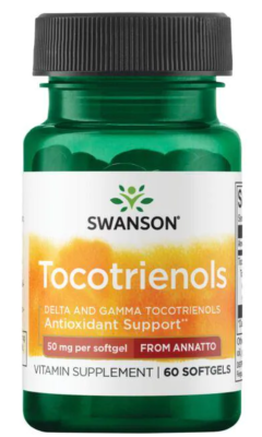 Swanson Tocotrienols (Токотриенолы от Annatto) 50 мг 60 капсул