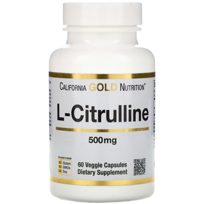 California Gold Nutrition L-Citrulline (L-цитруллин) 500 мг 60 капсул
