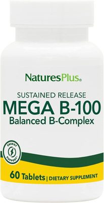 NaturesPlus MEGA B-100 COMPLEX S/R 60 таблеток