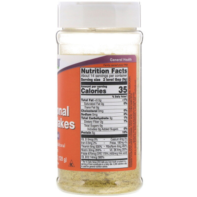 Now Foods Nutritional Yeast Flakes (Пищевые дрожжи в хлопьях) 128 г