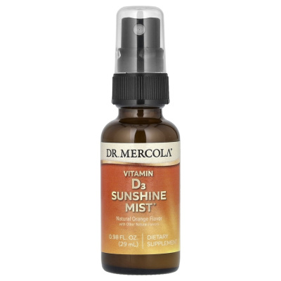 Dr. Mercola Sunshine D3 (спрей с витамином D3) 0.85 fl.oz.29 мл