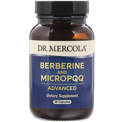 Dr. Mercola Berberine and MicroPPQ (микроPQQ и берберин с улучшенной рецептурой) 30 капсул