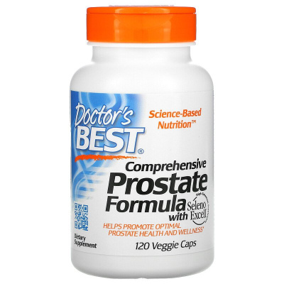 Doctor's Best Comprehensive Prostate Formula (комплексная формула здоровья простаты) 120 капсул
