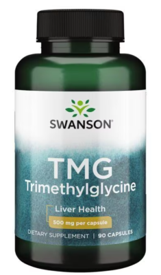 Swanson TMG Trimethylglycine (триметилглицин) 500 мг 90 капсул