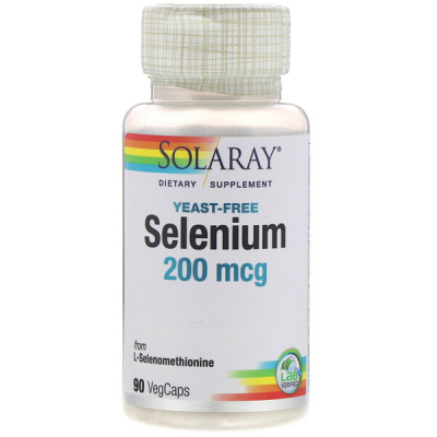 Solaray Selenium (Селен) 200 мкг 90 капсул