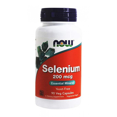 NOW Selenium (Селениум) 200 мкг 90 капсул