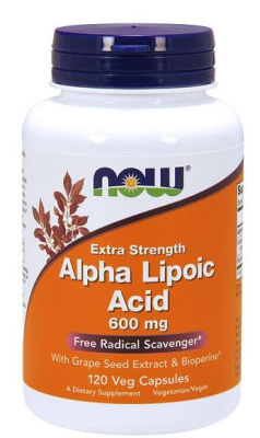 NOW Alpha Lipoic Acid 600 мг 120 капсул