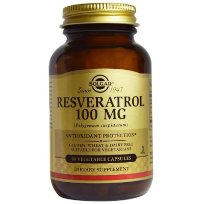 Solgar Resveratrol (Ресвератрол) 100мг 60 капсул