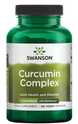 Swanson Curcumin Complex (Куркуминовый комплекс - стандартизированный с биоперином) 120 вег капсул