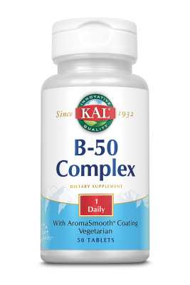 KAL B-50 Complex (Комплекс витаминов группы B) 50 таблеток