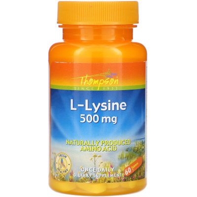 Thompson L-Lysine (L-лизин) 500 мг 60 таблеток
