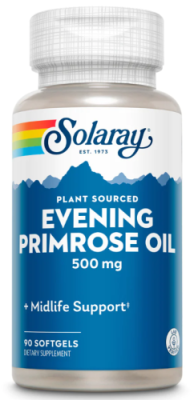 Solaray Evening Primrose Oil 500 mg (Масло примулы вечерней) 500 мг 90 капсул