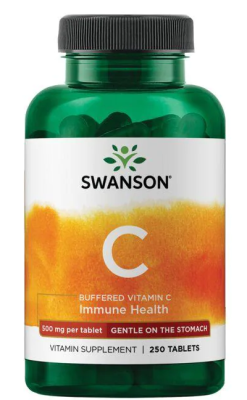 Swanson Buffered Vitamin C (Буферизованный витамин С) 500 мг 250 таблеток, срок годности 03/2024
