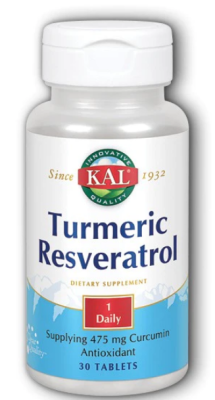 KAL Turmeric Resveratrol (Куркума ресвератрол) 30 таблеток