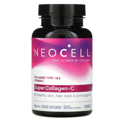 Neocell Super Collagen + C (Коллаген тип 1 и 3 с витамином С) 120 таблеток