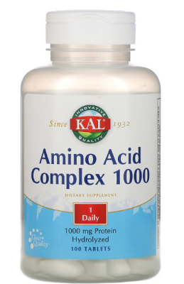 KAL Amino Acid Complex (Аминокислотный комплекс) 1000 мг 100 таблеток