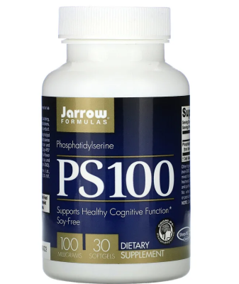 Jarrow Formulas PS 100 Phosphatidylserine (фосфатидилсерин) 100 мг 30 гелевых капсул