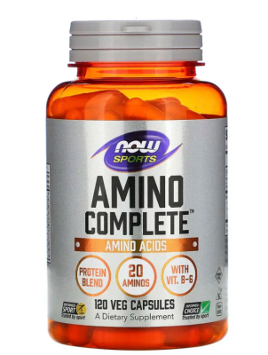 NOW Amino Complete (аминокислотный комплекс) 120 капсул
