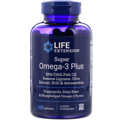 Life Extension Super Omega-3 Plus 120 капсул