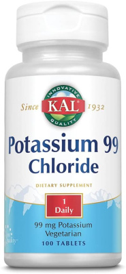 KAL Potassium Chloride (Хлорид калия) 99 мг 100 таблеток