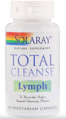 Solaray Total Cleanse Lymph (помощь процессу очищения лимфы) 60 капсул