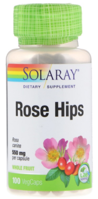 Solaray Rose Hips (Шиповник) 550 мг 100 капсул