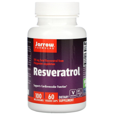 Jarrow Formulas Resveratrol (ресвератрол) 100 мг 60 капсул