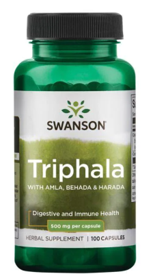 Swanson Triphala with Amla Behada & Harada (Трифала с амла, бехада и харада) 500 мг 100 капсул