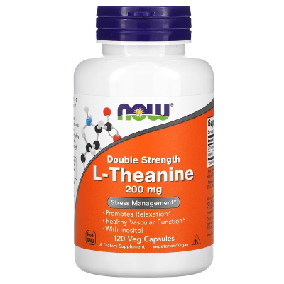 NOW L-Theanine (L-Теанин) 200 мг 120 капсул