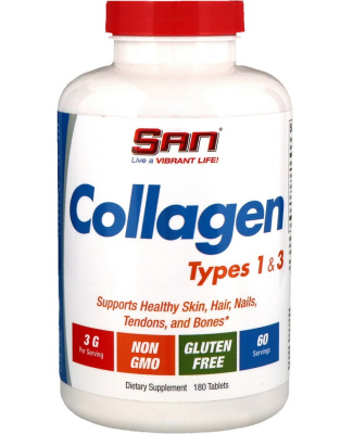 Collagen Types 1 & 3 180 таблеток (SAN)