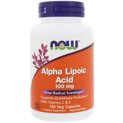 NOW Alpha Lipoic Acid 100 мг 120 капсул