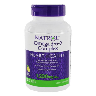 Natrol Omega 3-6-9 Complex (Омега 3-6-9) 90 капсул